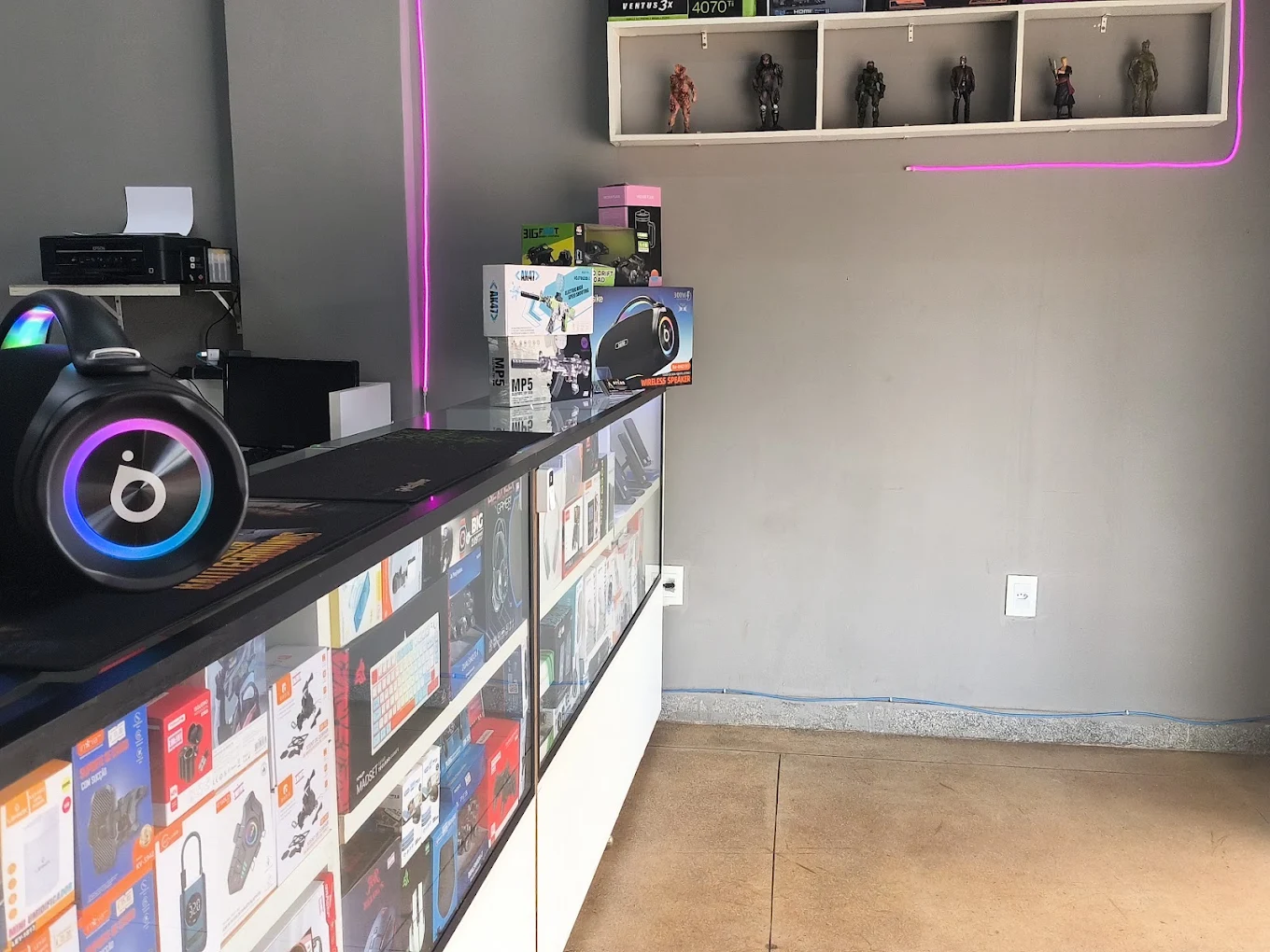 Periféricos gamer e placas de vídeo