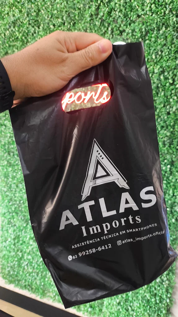 Sacola personalizada Atlas Imports