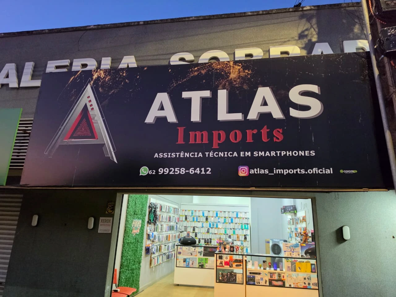 Fachada da Atlas Imports